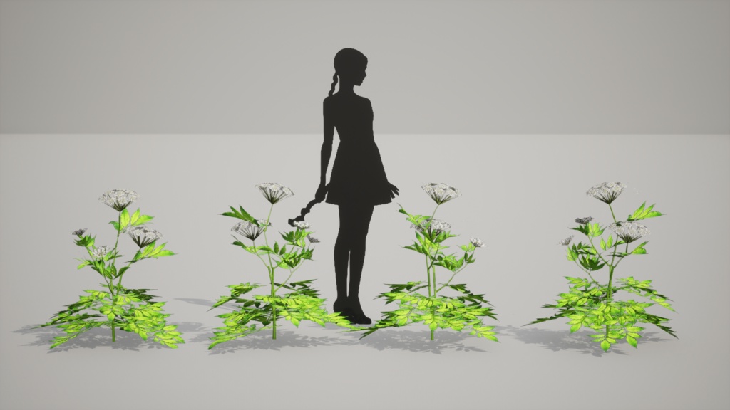 白束自慢:Korean weigelaの3Dモデル