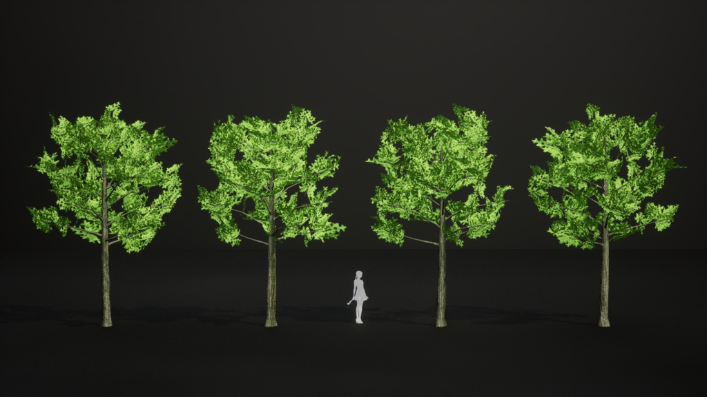 東洋の宝木:ビャクシンの3Dモデル