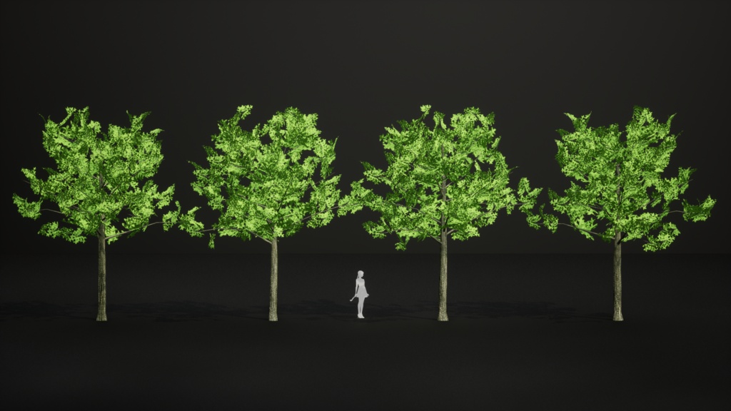 東洋の宝木:ビャクシンの3Dモデル