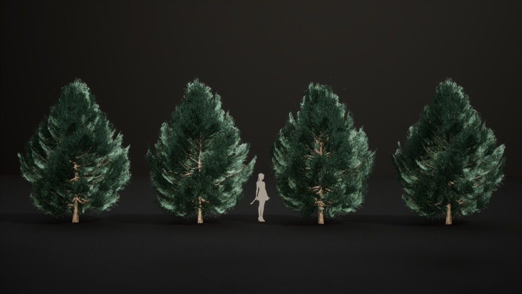 カナリア諸島の遺産 ジュニペルス・セドラス 3Dモデル