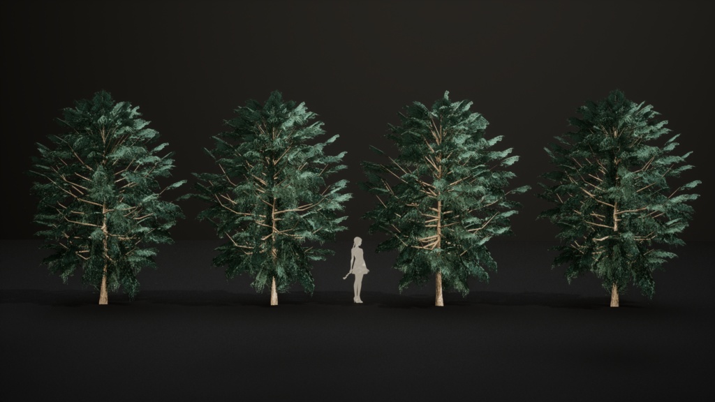 カナリア諸島の遺産 ジュニペルス・セドラス 3Dモデル