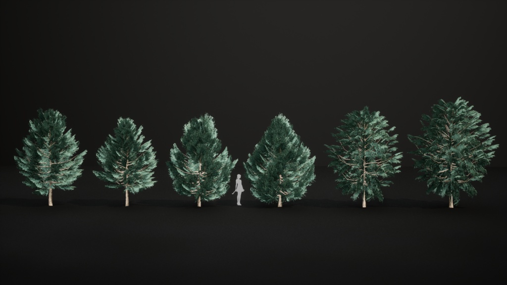 カナリア諸島の遺産 ジュニペルス・セドラス 3Dモデル