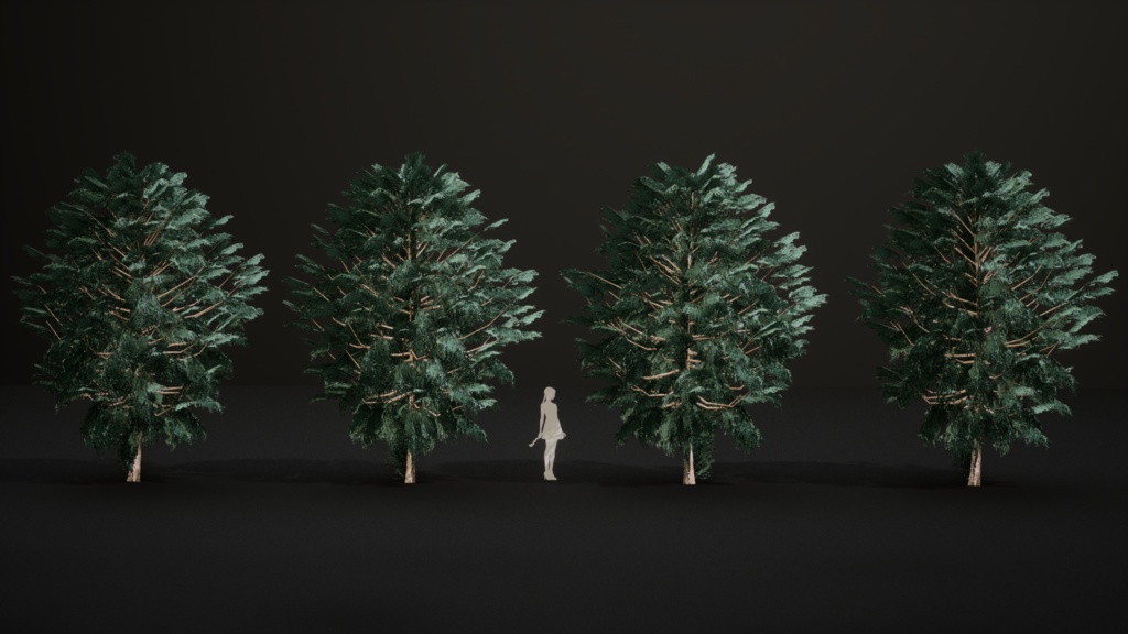 カナリア諸島の遺産 ジュニペルス・セドラス 3Dモデル