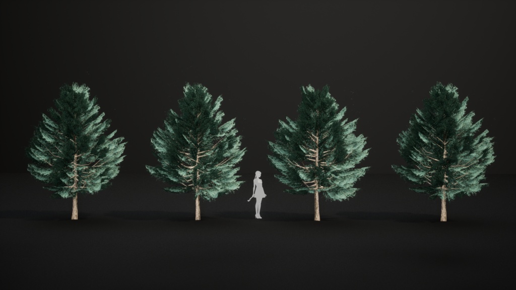 カナリア諸島の遺産 ジュニペルス・セドラス 3Dモデル