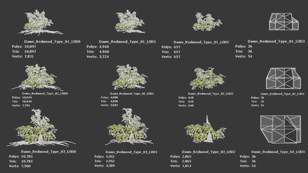 生きた化石 メタセコイア(曙杉) 3Dモデル