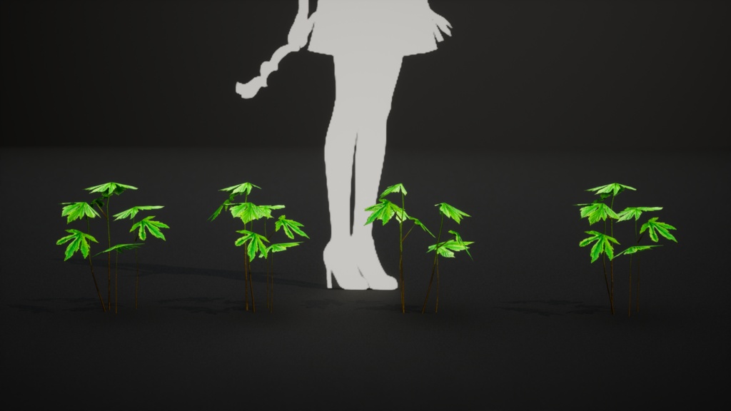 希少な薬草 ゴールデンシール 3Dモデル