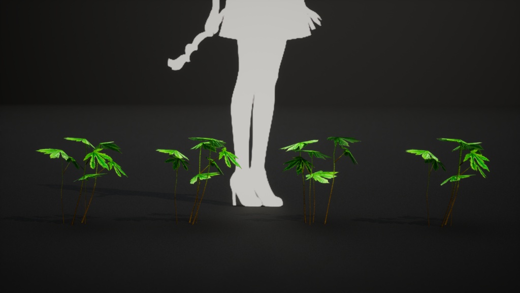 希少な薬草 ゴールデンシール 3Dモデル