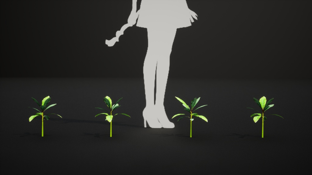 白脈の美 ユーフォルビア・レウコニュラ 3Dモデル