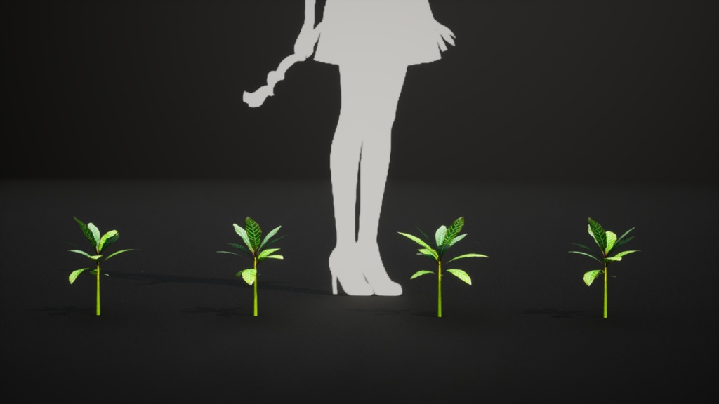 白脈の美 ユーフォルビア・レウコニュラ 3Dモデル