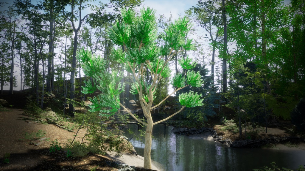 ニューカレドニアの遺産 アガチス・オバタ 3Dモデル