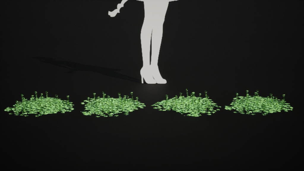 トルコの希少植物 ガリウム・ペスタロッツァエ 3Dモデル