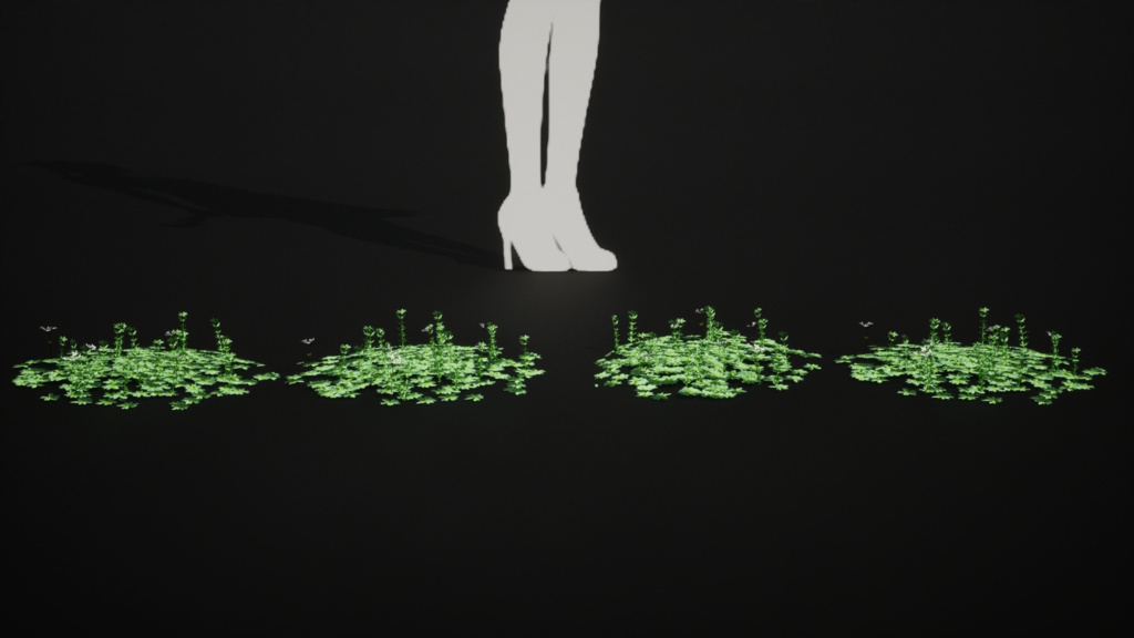 トルコの希少植物 ガリウム・ペスタロッツァエ 3Dモデル