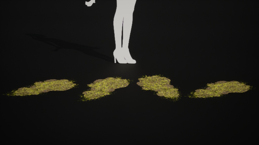 水中の捕虫植物 ウトリクラリア・テトラロバ 3Dモデル