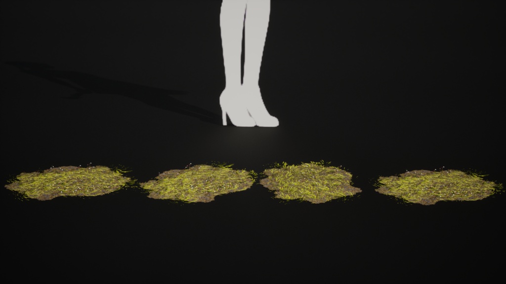 水中の捕虫植物 ウトリクラリア・テトラロバ 3Dモデル