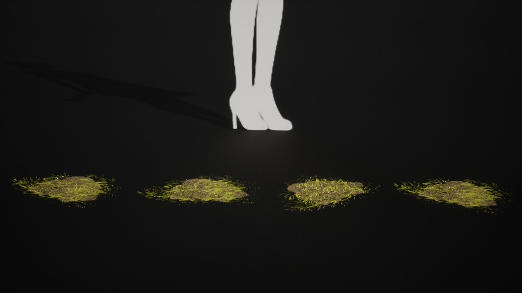 水中の捕虫植物 ウトリクラリア・テトラロバ 3Dモデル