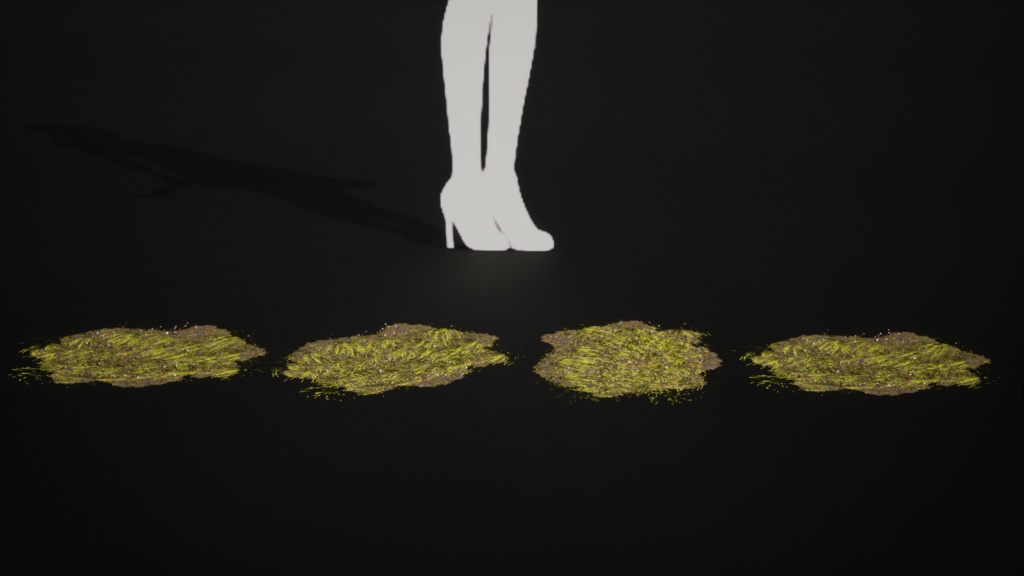 水中の捕虫植物 ウトリクラリア・テトラロバ 3Dモデル