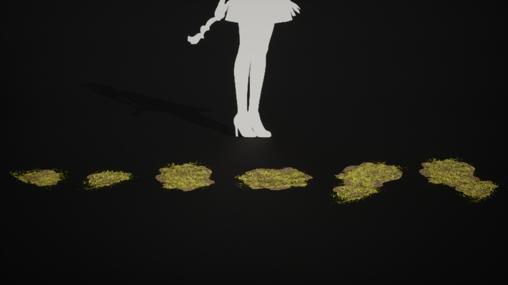 水中の捕虫植物 ウトリクラリア・テトラロバ 3Dモデル