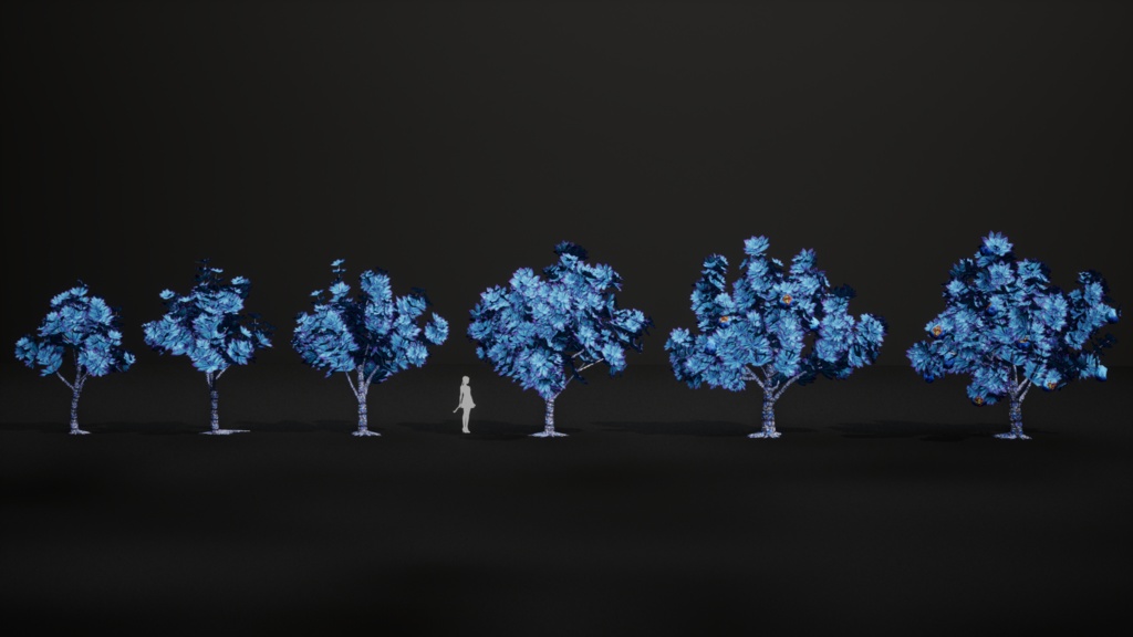 天空の星の樹 セレスティアル・スターポッド・ツリー 3Dモデル