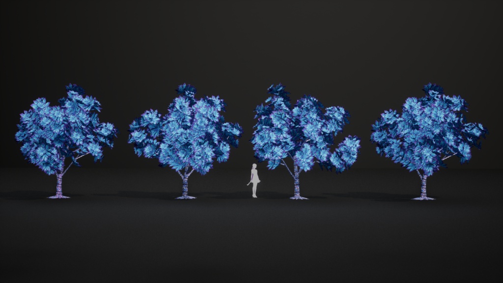 天空の星の樹 セレスティアル・スターポッド・ツリー 3Dモデル