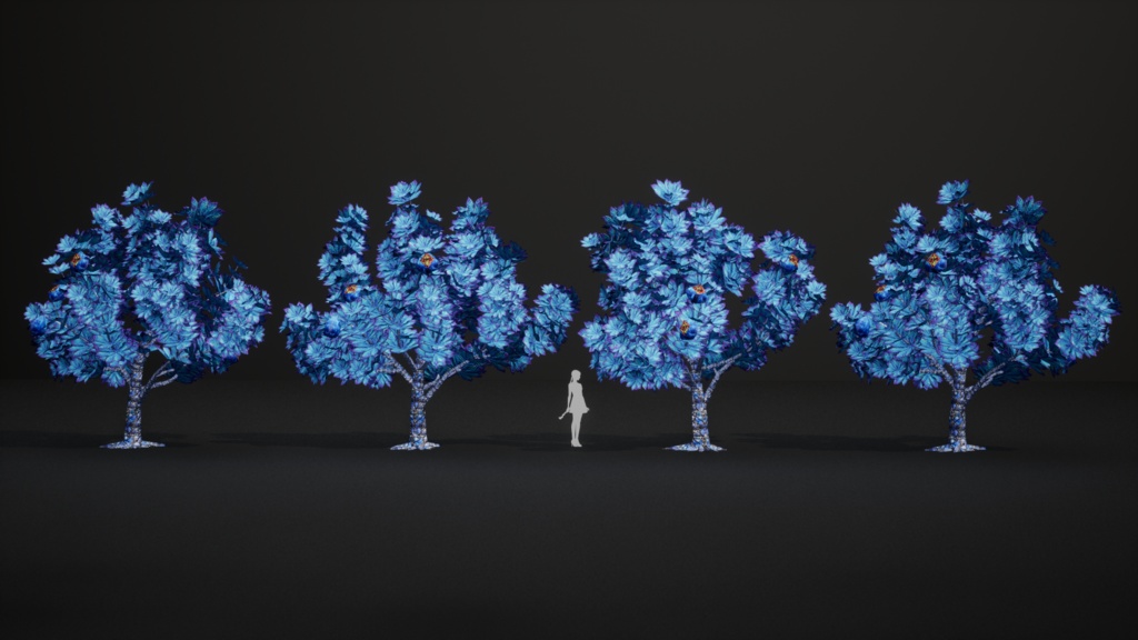 天空の星の樹 セレスティアル・スターポッド・ツリー 3Dモデル