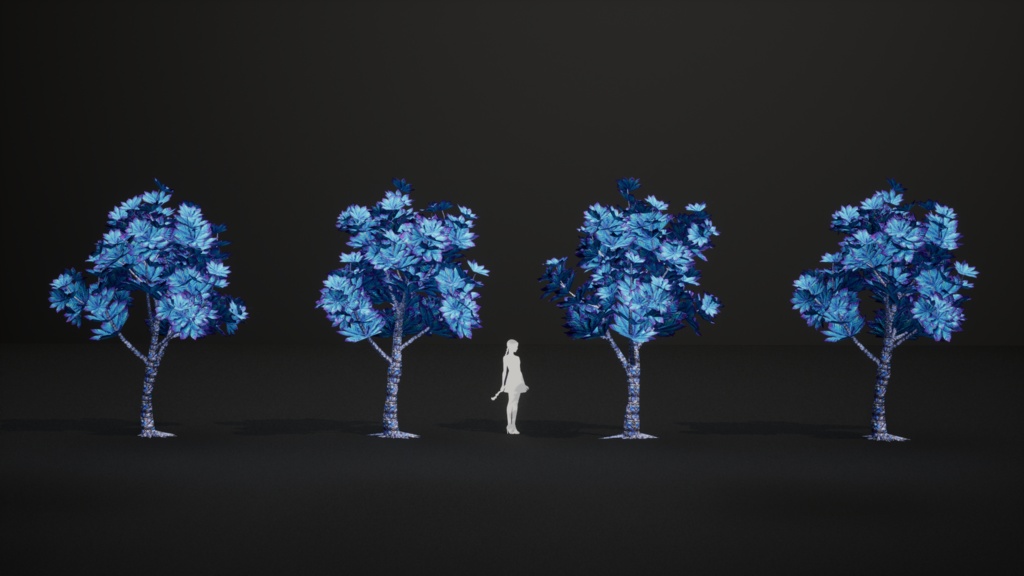 天空の星の樹 セレスティアル・スターポッド・ツリー 3Dモデル