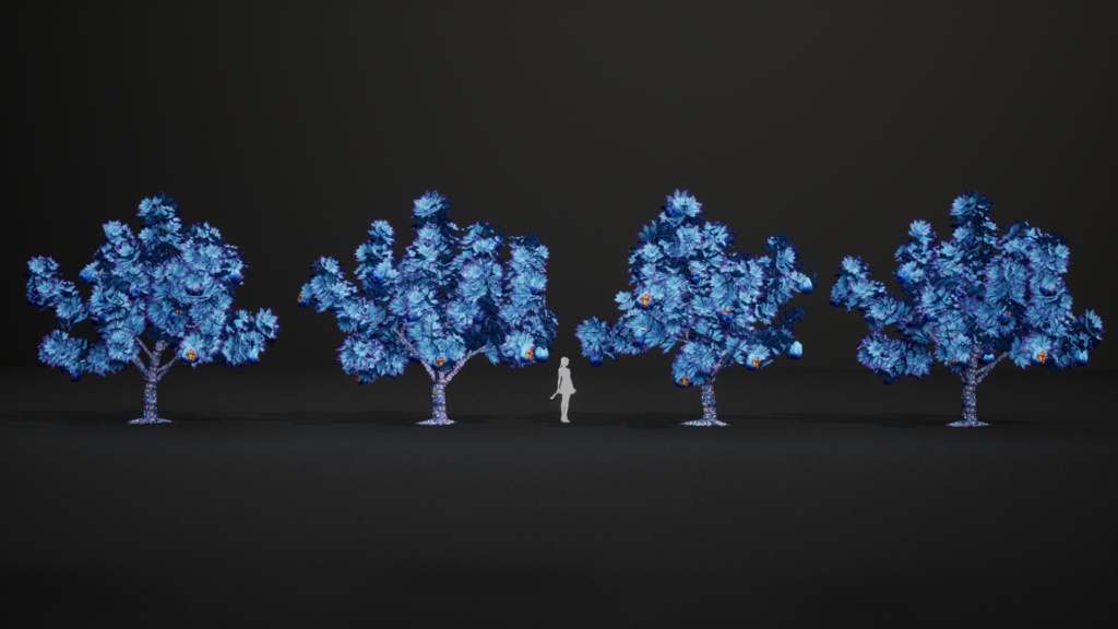 天空の星の樹 セレスティアル・スターポッド・ツリー 3Dモデル