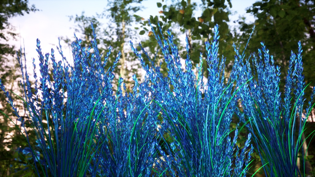 天空に舞うラベンダーグラス スカイバウンド・ラベンダー・グラス 3Dモデル