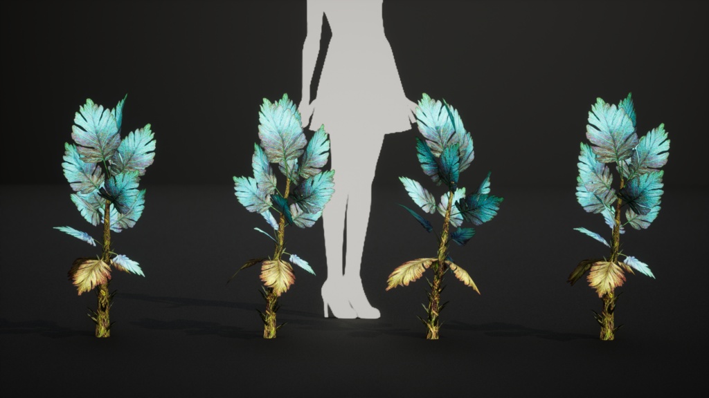 神秘の海の葉 スプライト ミスティック・オーシャンリーフ・スプライト 3Dモデル