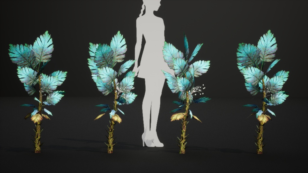 神秘の海の葉 スプライト ミスティック・オーシャンリーフ・スプライト 3Dモデル