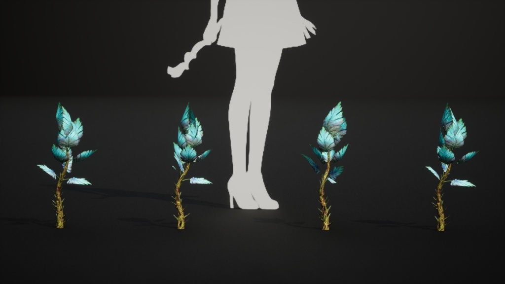 神秘の海の葉 スプライト ミスティック・オーシャンリーフ・スプライト 3Dモデル