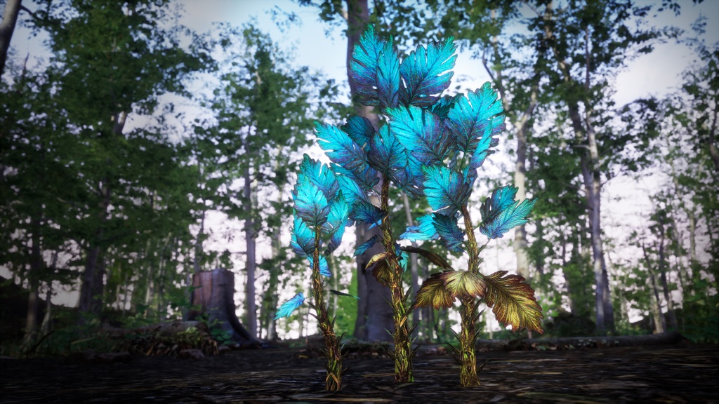 神秘の海の葉 スプライト ミスティック・オーシャンリーフ・スプライト 3Dモデル