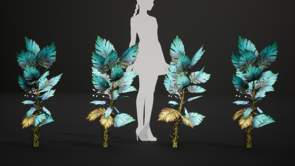 神秘の海の葉 スプライト ミスティック・オーシャンリーフ・スプライト 3Dモデル