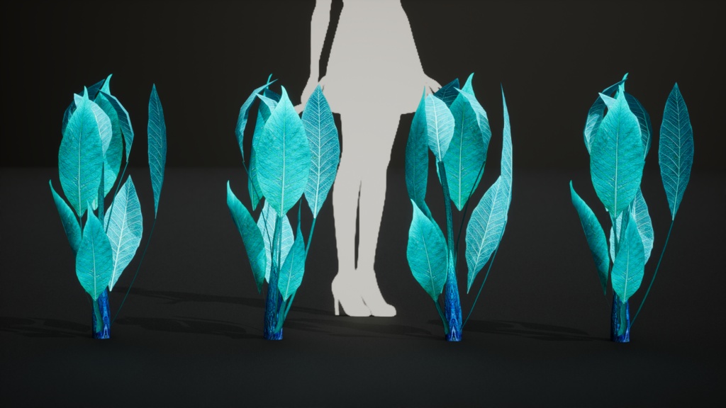 黄昏の花咲く低木 ツワイライト・ブロッサム・シュラブ 3Dモデル