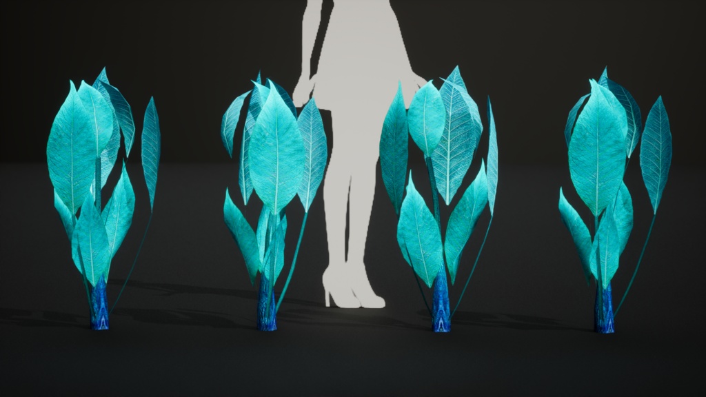 黄昏の花咲く低木 ツワイライト・ブロッサム・シュラブ 3Dモデル