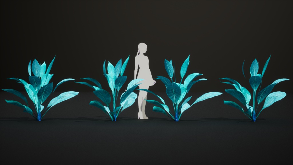 黄昏の花咲く低木 ツワイライト・ブロッサム・シュラブ 3Dモデル