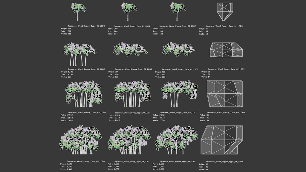 MEGA PLANT PACK - 日本固有種12種 パック