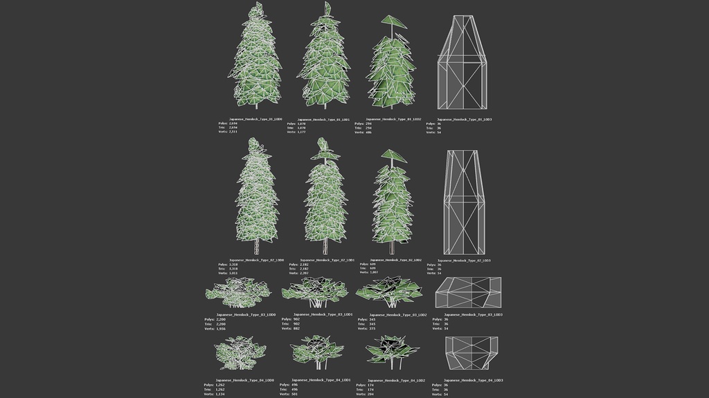MEGA PLANT PACK - 日本固有種12種 パック
