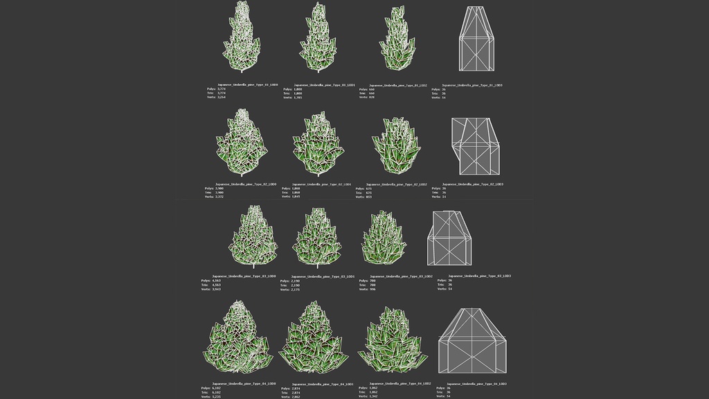 MEGA PLANT PACK - 日本固有種12種 パック