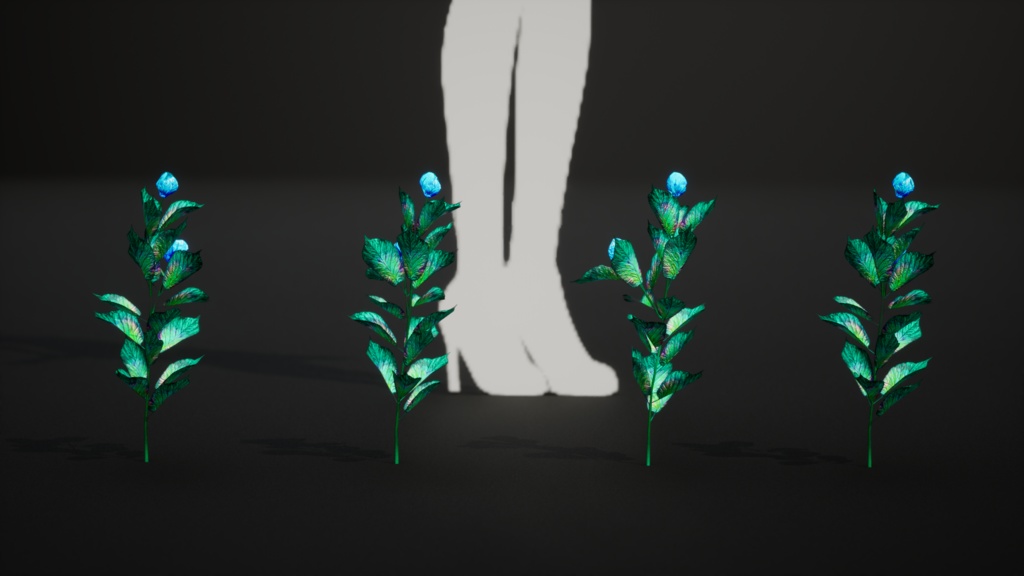 インディゴの精霊種 インディゴ・スピリットシード・ヴァイン 3Dモデル