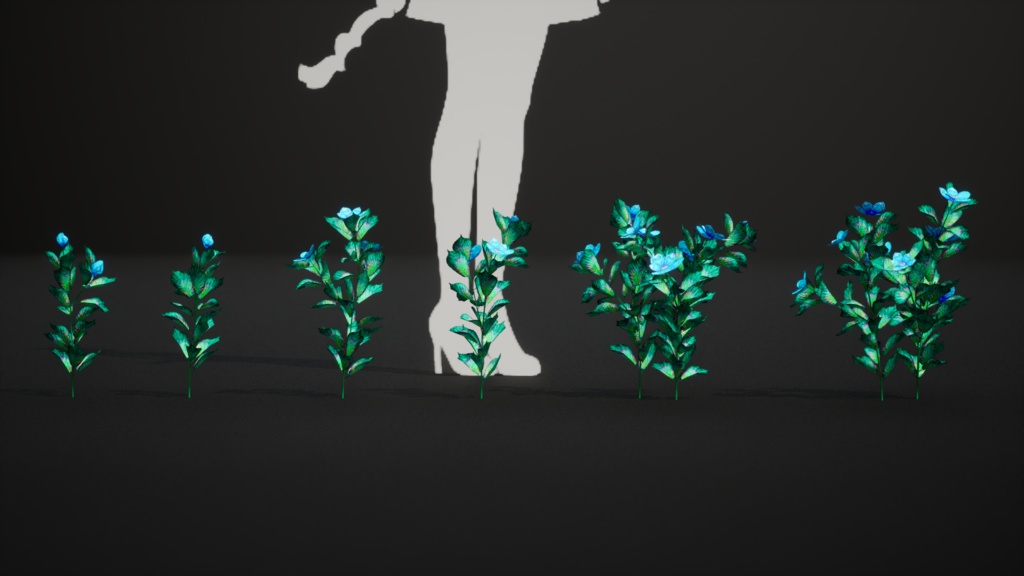 インディゴの精霊種 インディゴ・スピリットシード・ヴァイン 3Dモデル