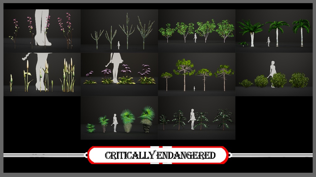 MEGA PLANT PACK - IUCN指定絶滅危惧植物 45種パック