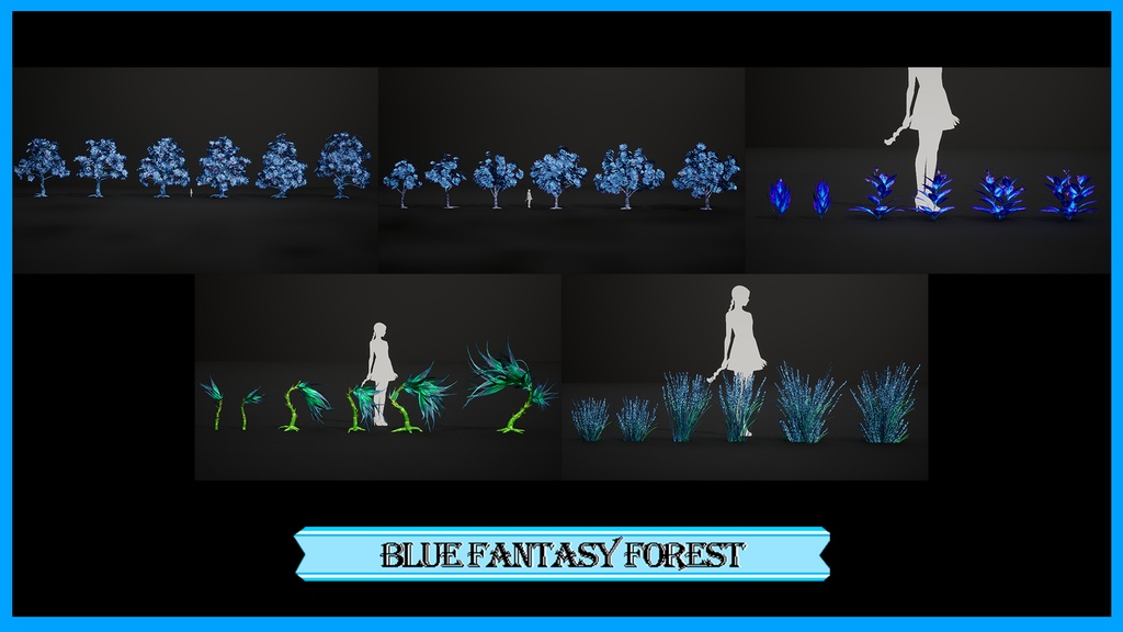 MEGA PLANT PACK - 青い森のファンタジー 10種パック