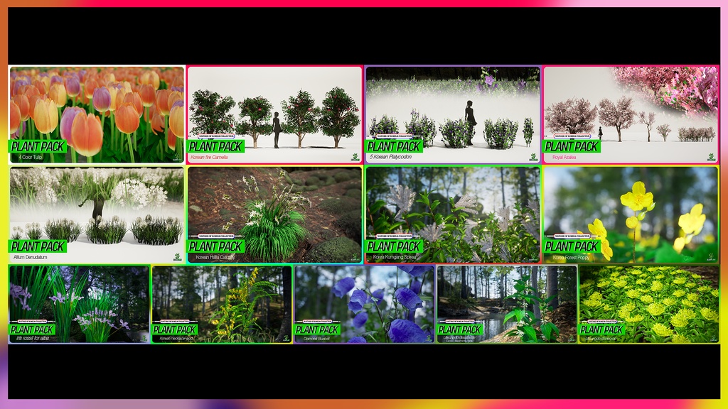 MEGA PLANT PACK - 世界の花々コレクション 38種