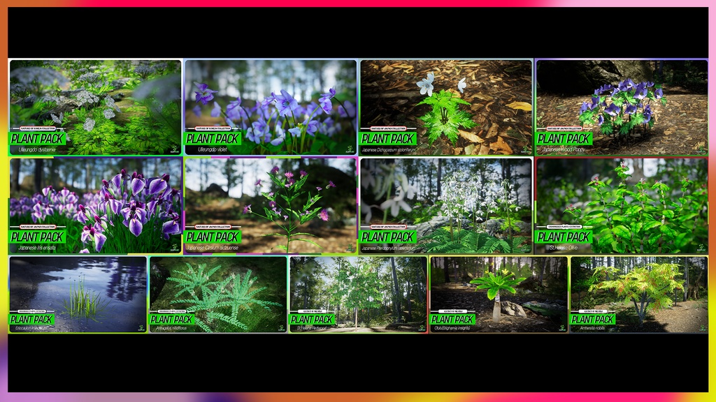 MEGA PLANT PACK - 世界の花々コレクション 38種