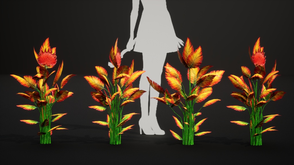 カーディナル・チキン・ロベリア 3Dモデル