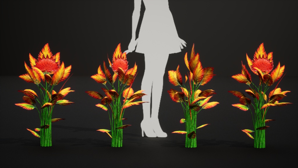 カーディナル・チキン・ロベリア 3Dモデル