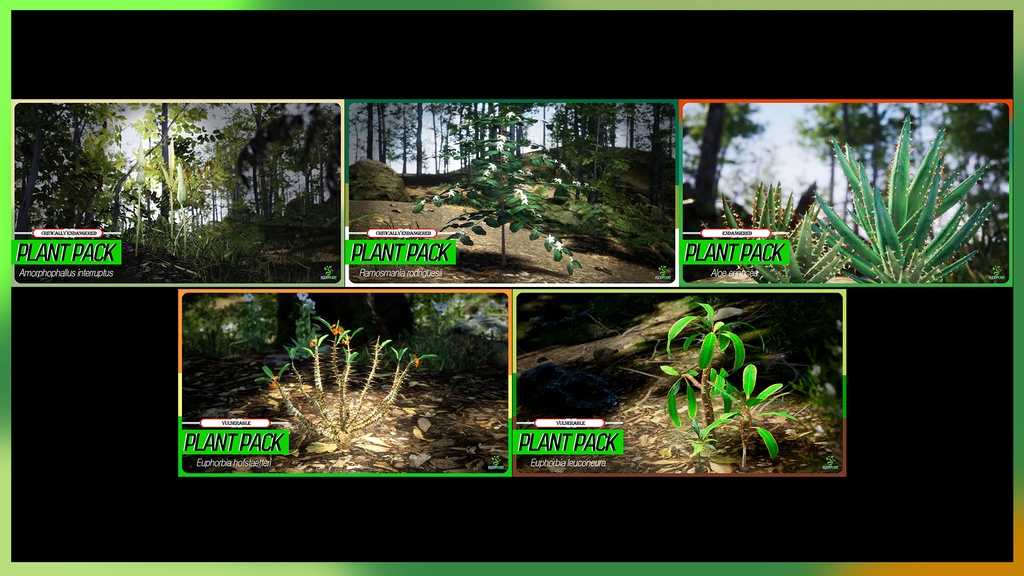 MEGA PLANT PACK - 世界の草々コレクション 15種メガ・プラントパック