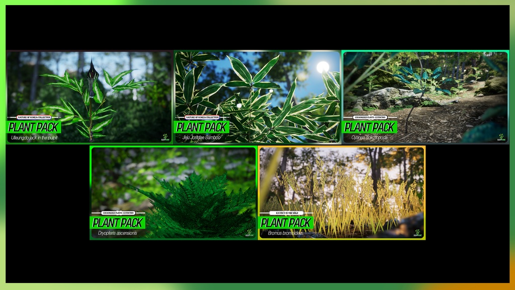 MEGA PLANT PACK - 世界の草々コレクション 15種メガ・プラントパック