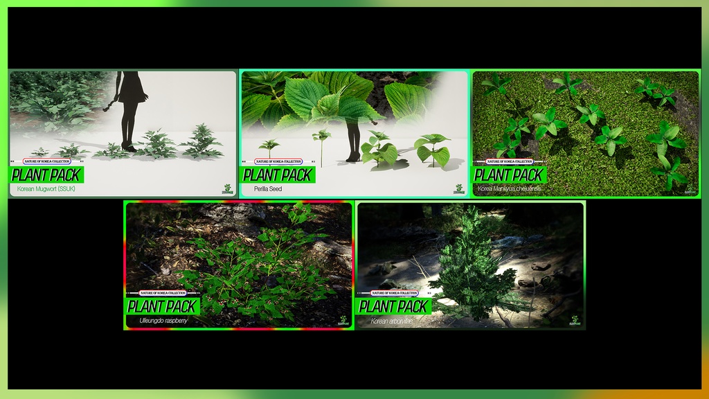 MEGA PLANT PACK - 世界の草々コレクション 15種メガ・プラントパック