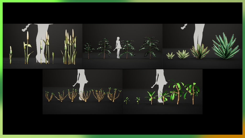 MEGA PLANT PACK - 世界の草々コレクション 15種メガ・プラントパック